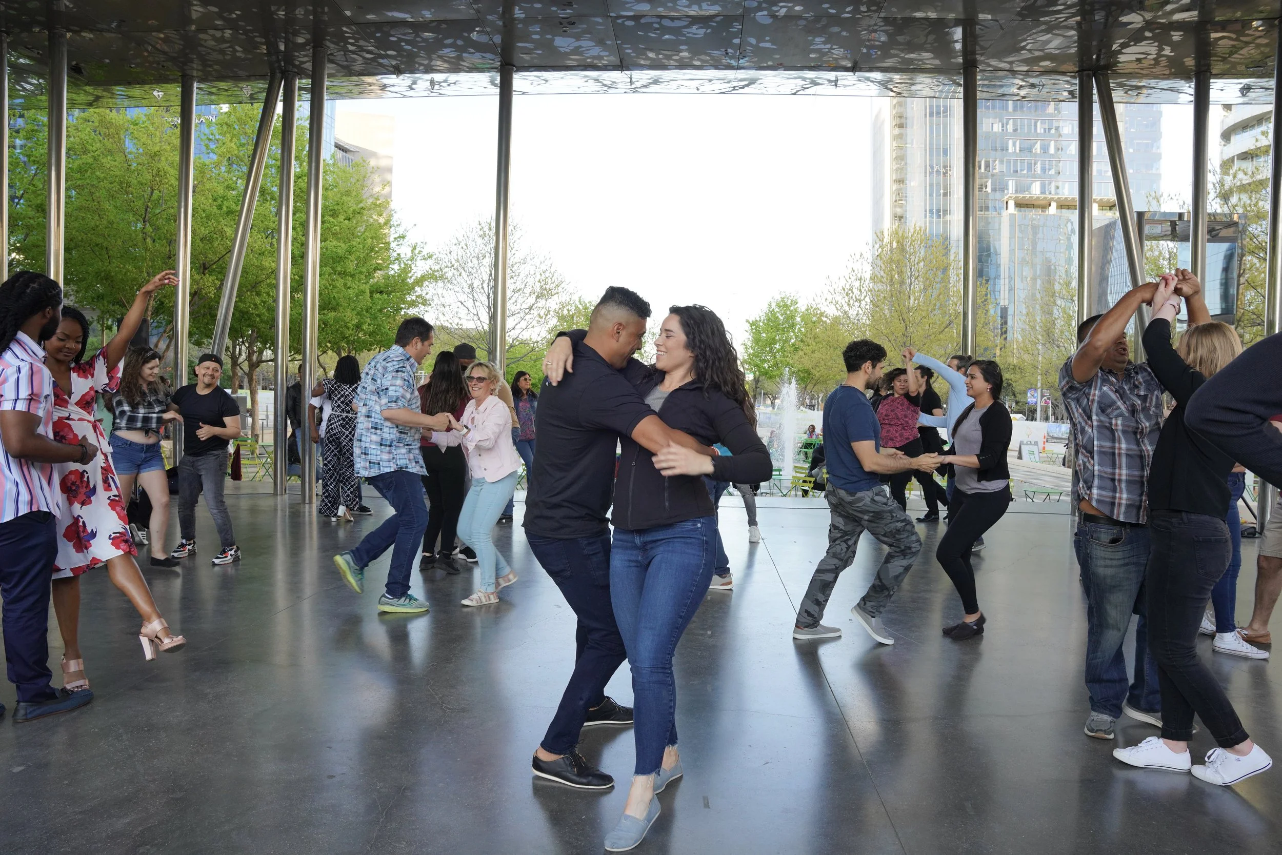 Salsa Dance Lesson & Party | Studio 22 — Klyde Warren Park